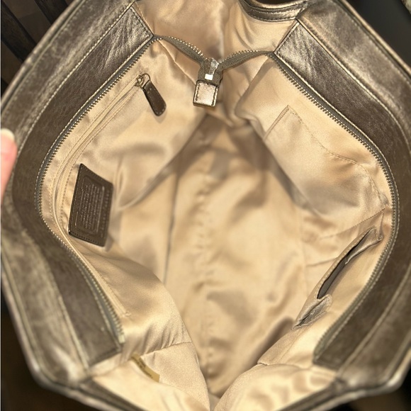 Coach Taylor Alexis Carryall Satchel Handbag F26034 Snake Print Gunmetal Grey - Picture 2 of 15